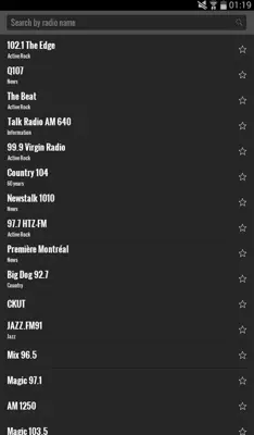 Radio Canada android App screenshot 0